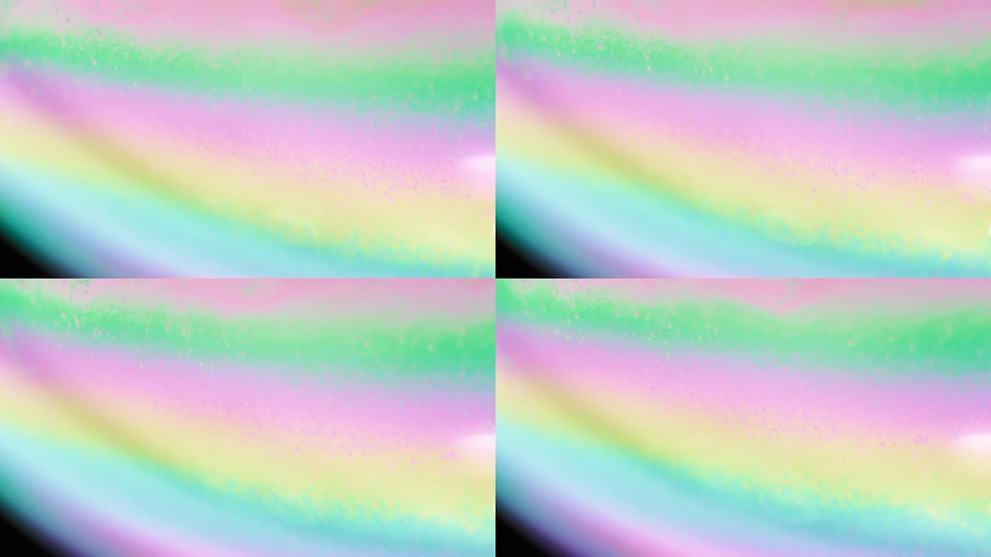 宏观肥皂泡的多色光谱图