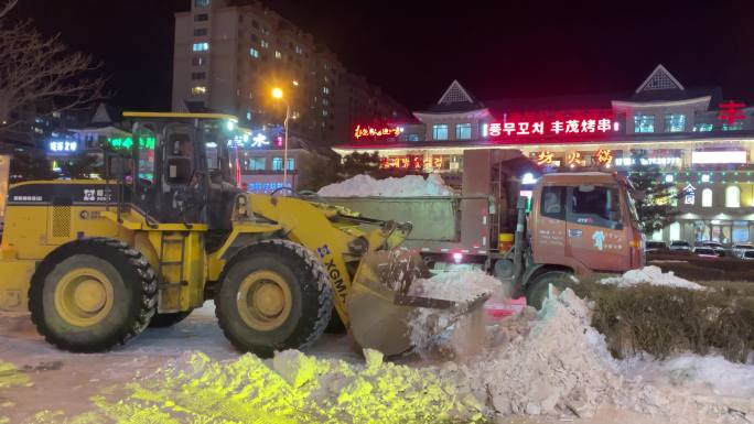 4K原创 清雪车 除雪 除冰雪