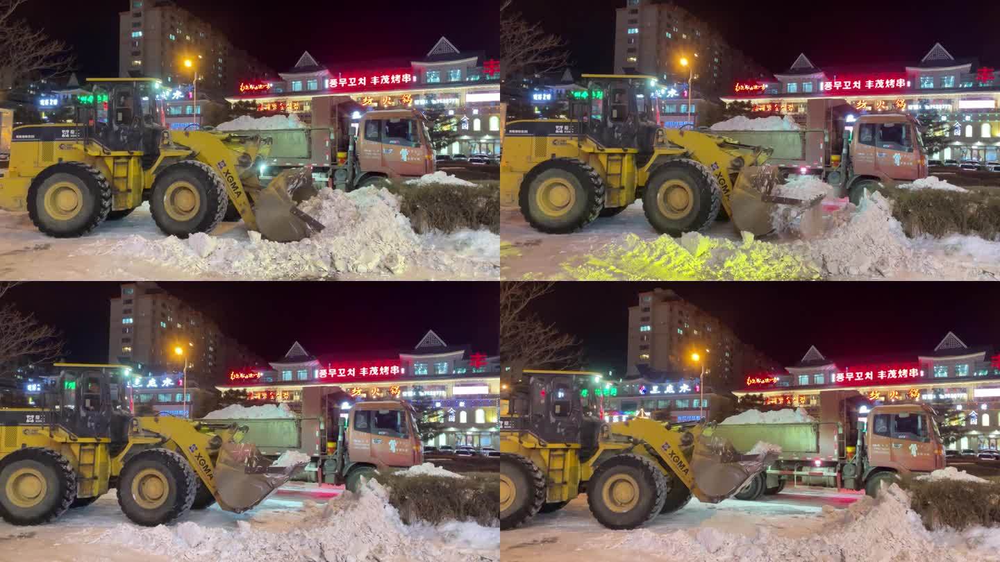 4K原创 清雪车 除雪 除冰雪