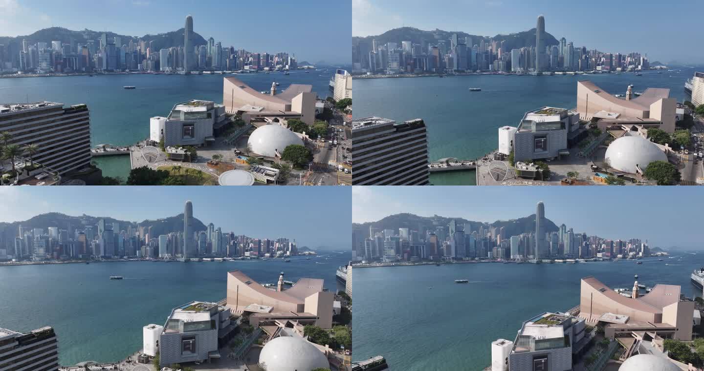 航拍香港k11周围