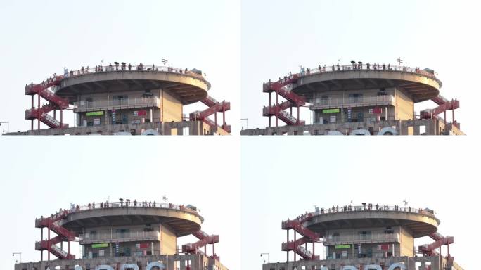 重庆渝中半岛建筑航拍视频