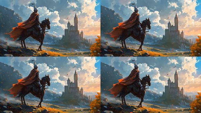奇幻游戏电影片头动画 城堡与魔法师之战