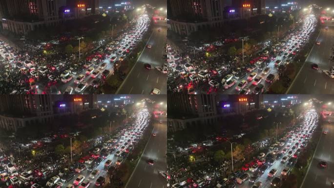 台州市温岭市银泰购物中心跨年航拍