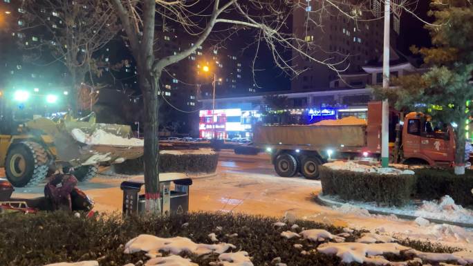 4K原创 清雪车 除雪 除冰雪