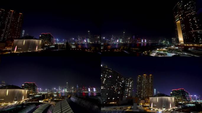 香港西九龙站天空走廊楼顶观景台