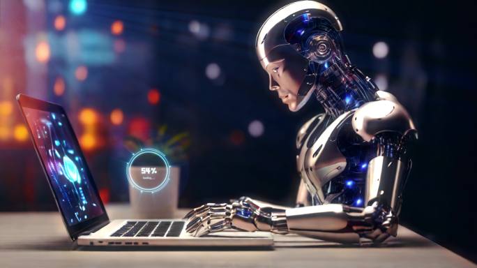 4K未来智能AI机器人解密破解进度画面
