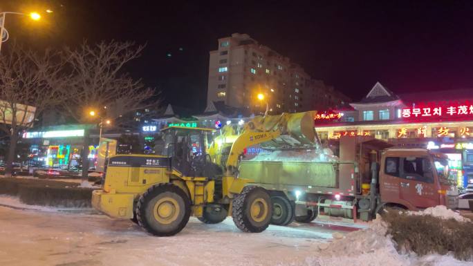 4K原创 清雪车 除雪 除冰雪