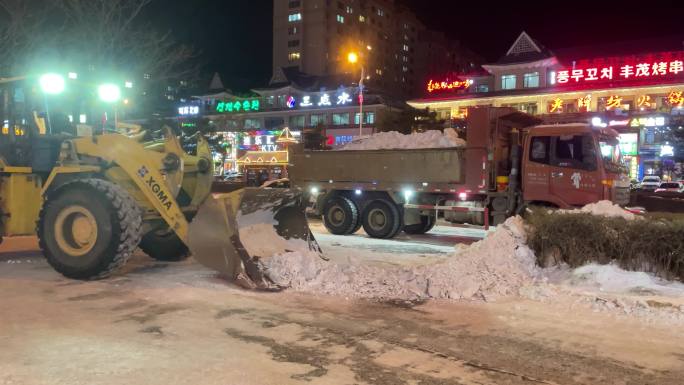 4K原创 清雪车 除雪 除冰雪