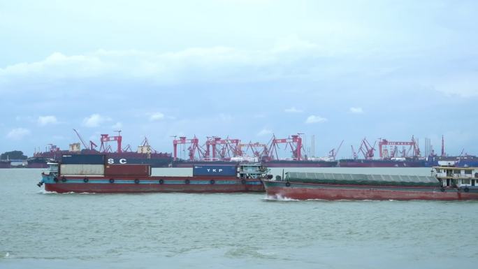 码头 港口 货轮 集装箱