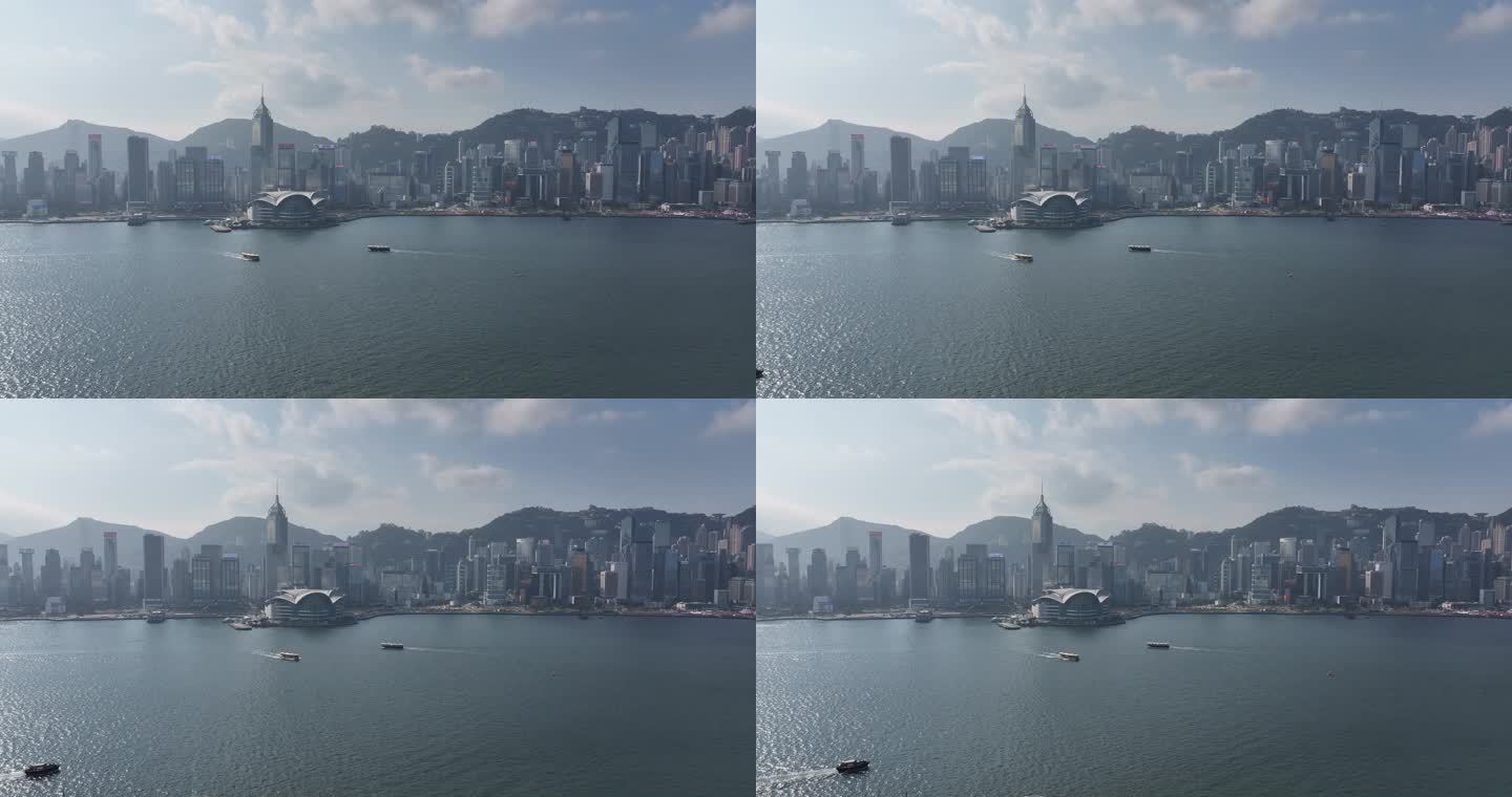 航拍香港k11周围