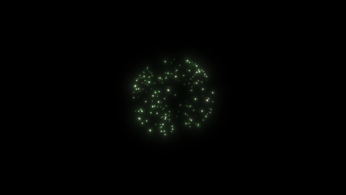 发光粒子球。魔法粒子球。魔法发光粒子球。科幻发光粒子球。循环动画