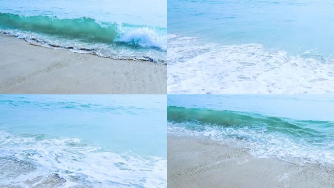 海浪击打海岸 滚滚巨浪 0862