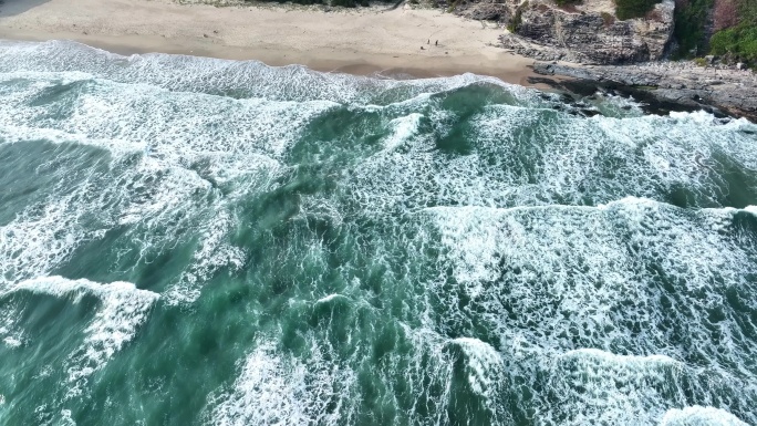 层层叠叠海浪 浪花