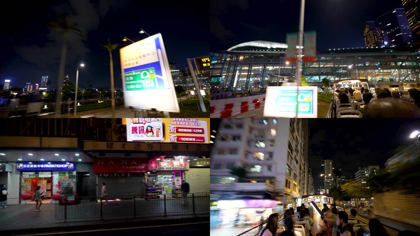香港旅游观景人力观光巴士夜游香港5