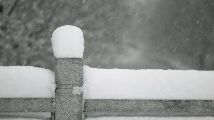 冬天下着大雪