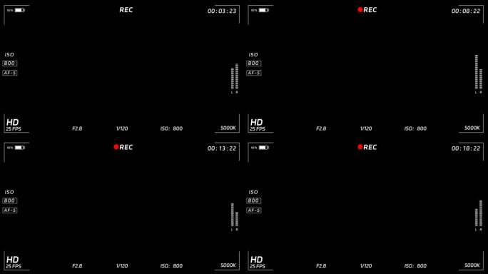 4K摄像机录像框01