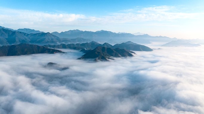 山顶云海延时