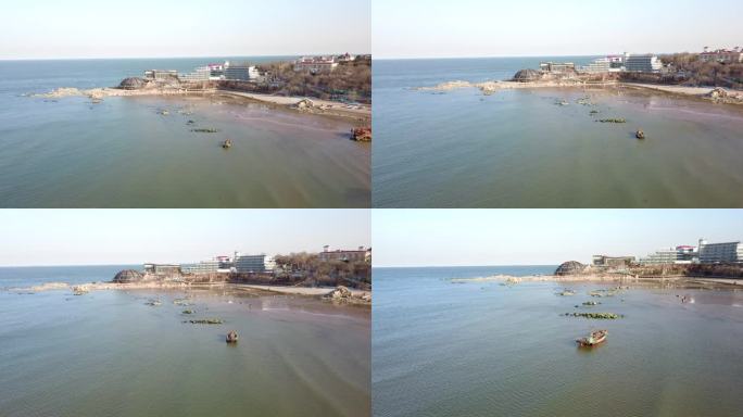 大海沙滩波涛海浪鸽子窝秦皇岛北戴河