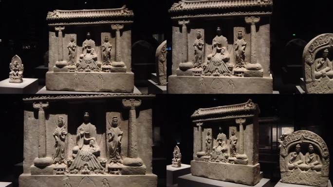大同市博物馆 三件北魏石造像