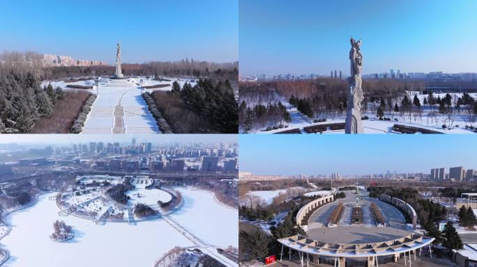 长春雪景