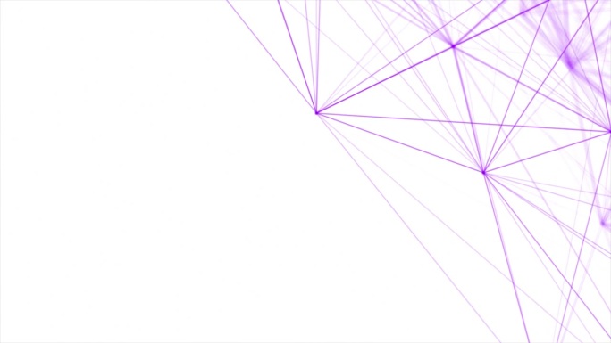 简单的紫色线条形成网状结构的未来主义背景，plexus线条和圆点背景