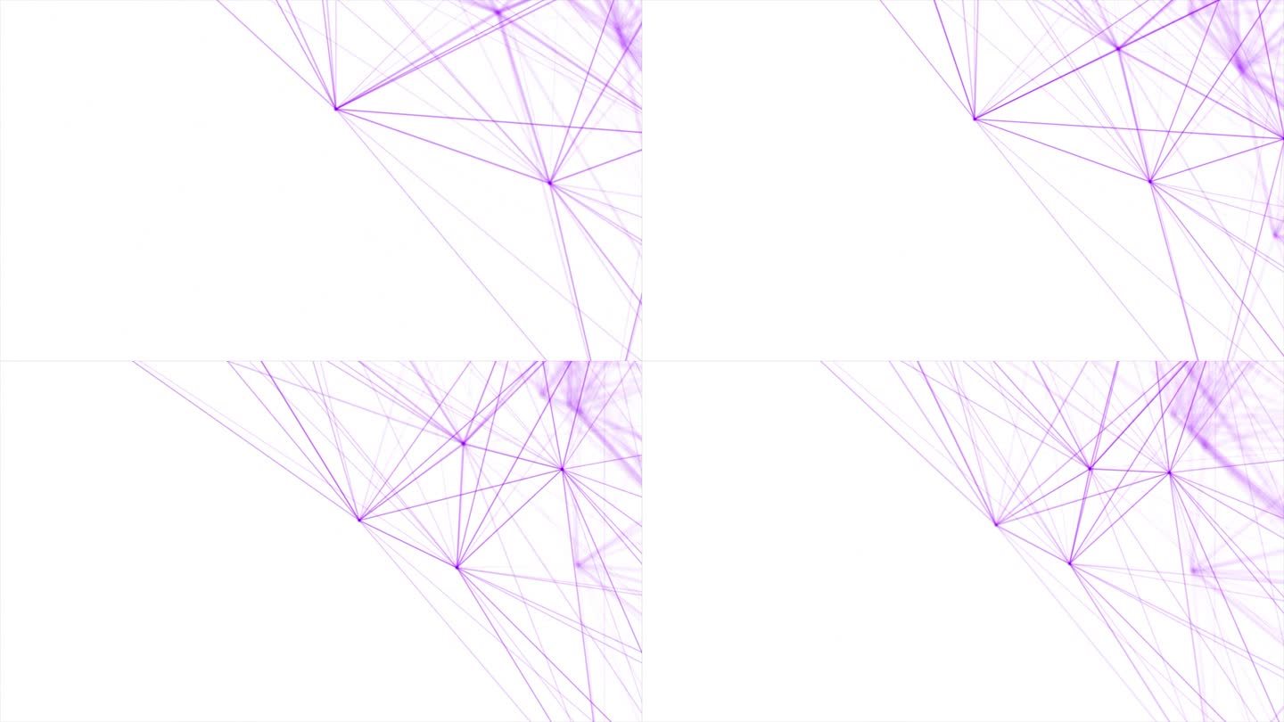 简单的紫色线条形成网状结构的未来主义背景，plexus线条和圆点背景