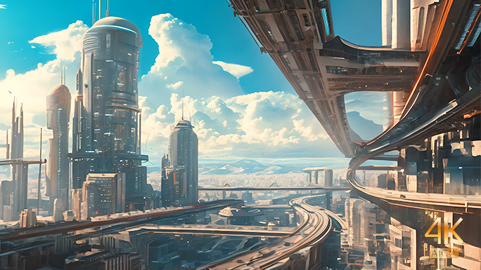 高科技未来城市 机械世界 星际殖民 星际