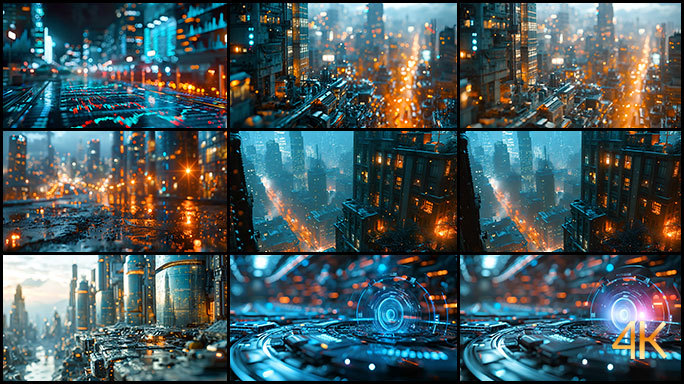 未来城市 科幻电影题材 哥谭市 罪恶都市