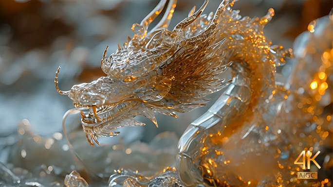 龙年各种材质的龙 冰龙 玻璃龙 水晶珐琅