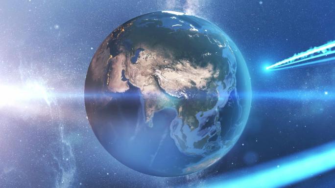 黄山地球俯冲地图坐标定位AE模板