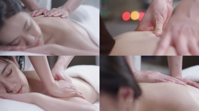 SPA推拿 按摩 女孩spa