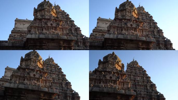 古印度神庙塔。