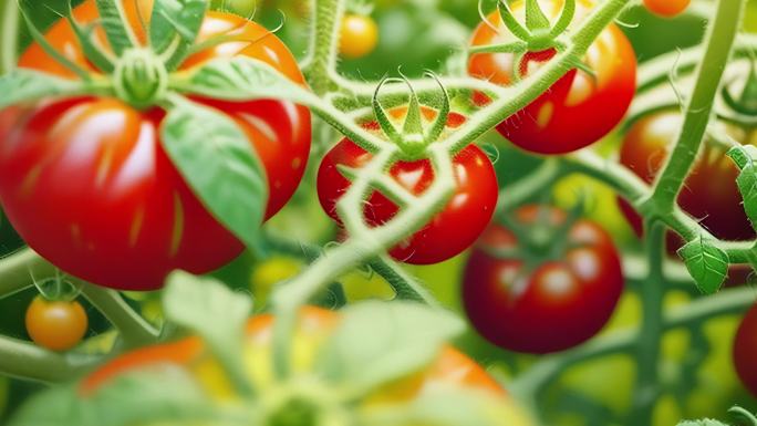 AI番茄 蔬菜宣传片 绿色蔬菜 农业