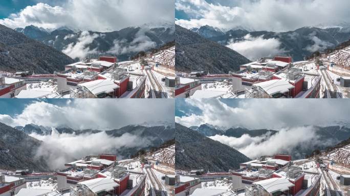 1亿像延时雪山云海飞来寺梅里雪山雪景片头