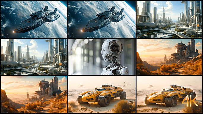 未来世界 科幻电影短片 电脑游戏CG动画
