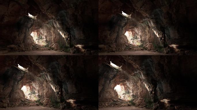 隧道尽头有一道神秘的光