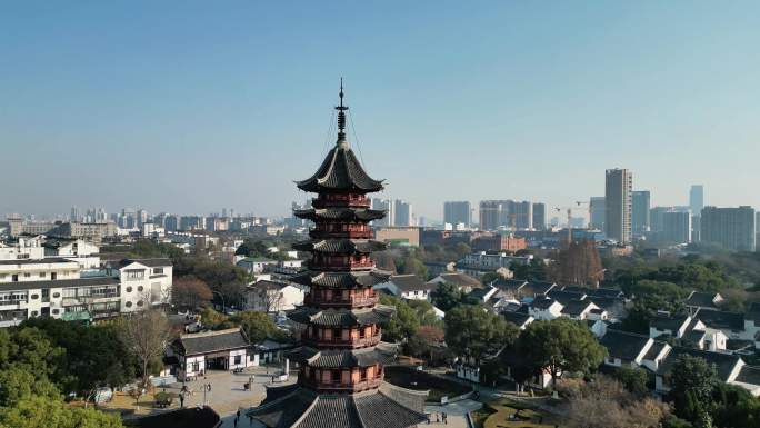 苏州 苏州古城 盘门三景