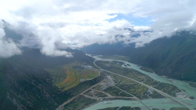 西藏 林芝 工布江达县 风光 旅游