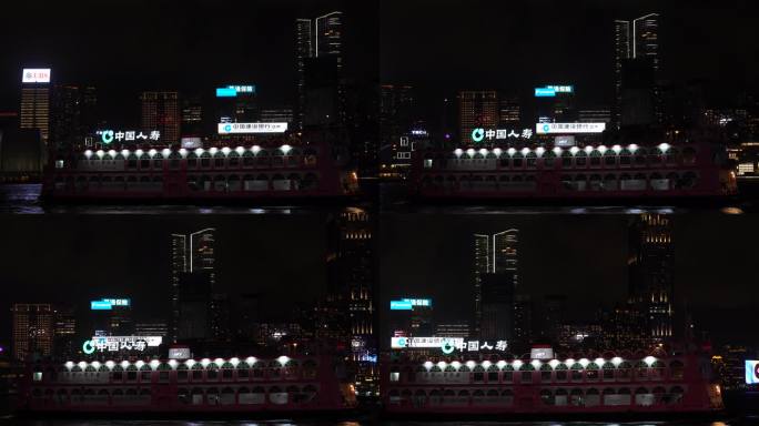【8K 实拍】维多利亚港夜景