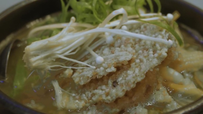 韩式海鲜脆米汤