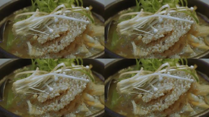 韩式海鲜脆米汤