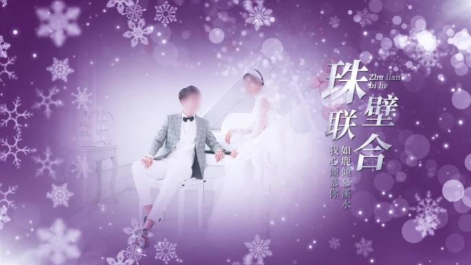 【原创】银紫色大气高级韩式婚礼MV