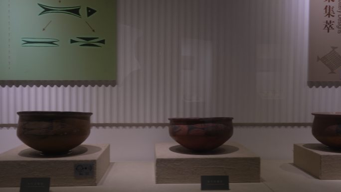 西安半坡博物馆文物石器陶器9