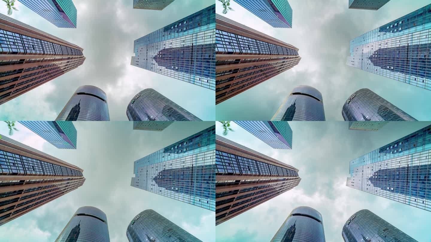 商务写字楼城市高楼玻璃大厦企业金融中心