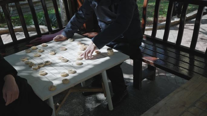 【正版素材】下象棋公园老头9068