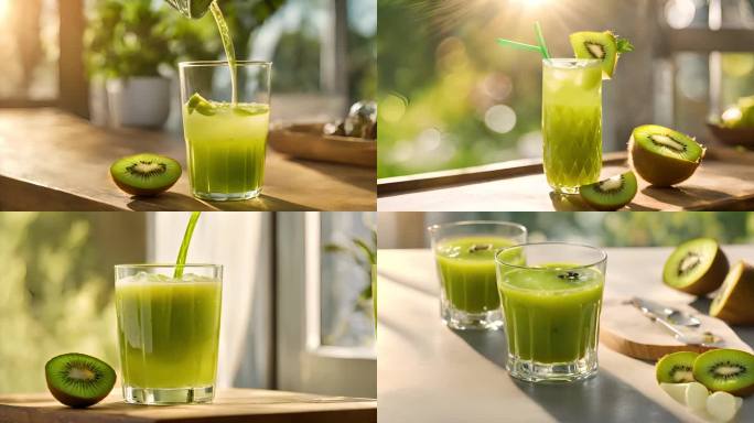 4K超清高质量美味细腻维生素猕猴桃早餐