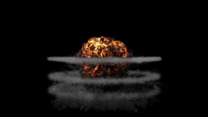 4K地面核爆蘑菇云（带Alpha）