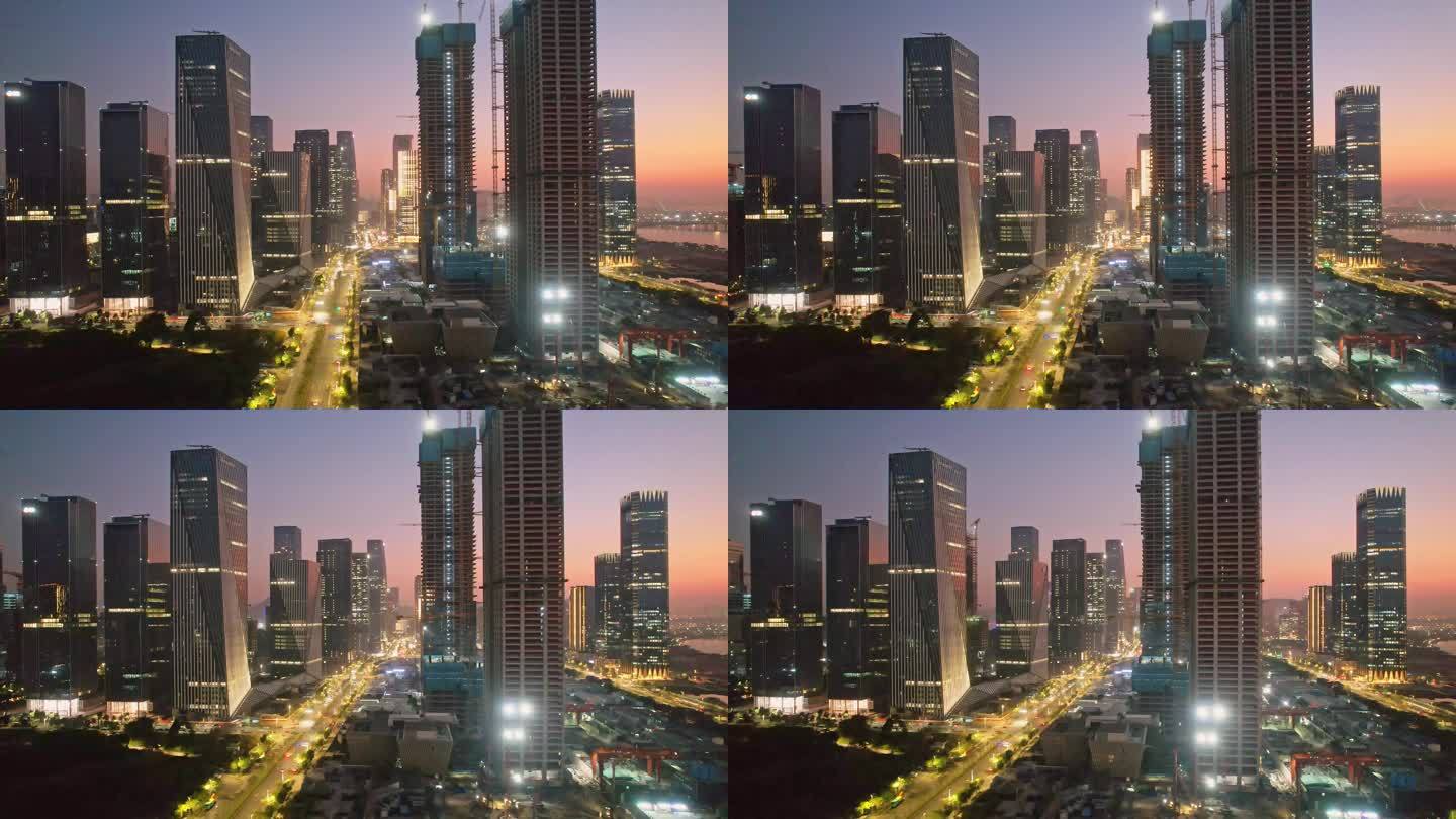深圳前海建设中的高楼