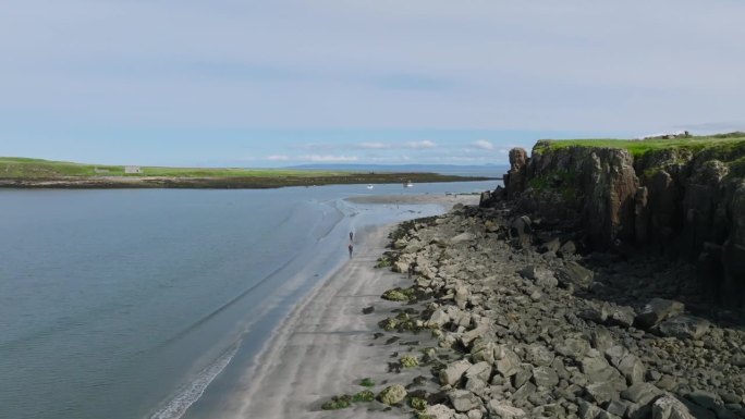 英国苏格兰斯凯岛的An Corran海滩