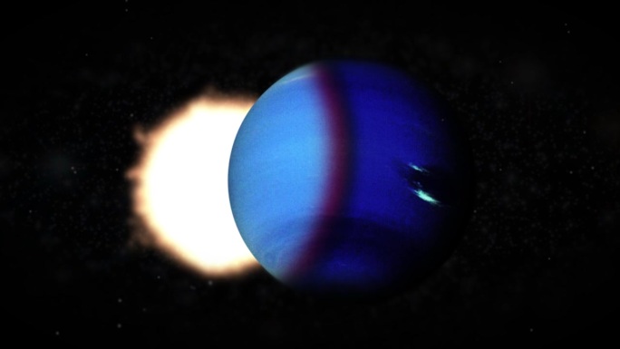 相机经过海王星与太阳日食背后的行星

图片由NASA提供